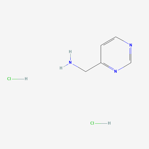 4-Aminomethylpyrimidine dihydrochloride (CAS: 618446-08-5) - Chemical Structure and Molecular Formula 