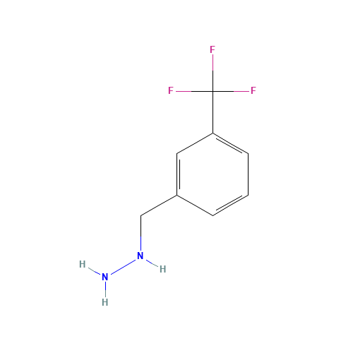 3-Trifluoromethylbenzylhydrazine (CAS: 51421-34-2) - Chemical Structure and Molecular Formula 
