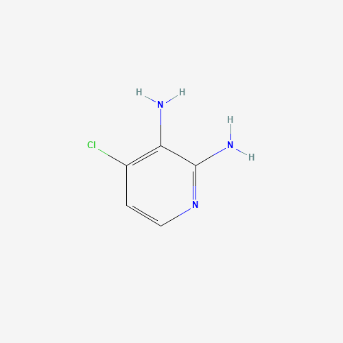 2,3-Diamino-4-chloropyridine (CAS: 24484-98-8) - Chemical Structure and Molecular Formula 