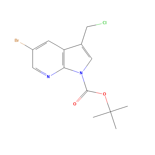tert-Butyl 5-bromo-3-(chloromethyl)pyrrolo[2,3-b]pyridine-1-carboxylate (CAS: 1234616-42-2) - Related Chemical Product