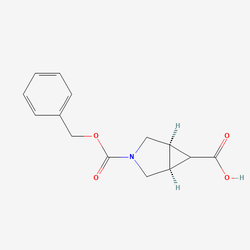 (1S,5R)-3-Benzyloxycarbonyl-3-azabicyclo[3.1.0]hexane-6-carboxylic acid (CAS: 134575-15-8) - Related Chemical Product