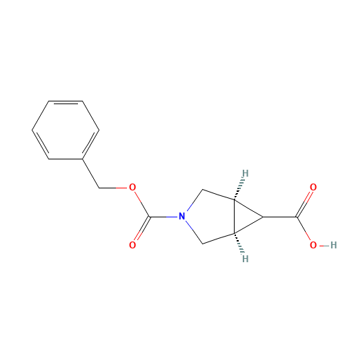 (1S,5R)-3-Benzyloxycarbonyl-3-azabicyclo[3.1.0]hexane-6-carboxylic acid (CAS: 134575-15-8) - Related Chemical Product