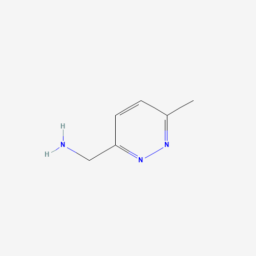 (6-Methylpyridazin-3-yl)methanamine (CAS: 1004972-49-9) - Chemical Structure and Molecular Formula 