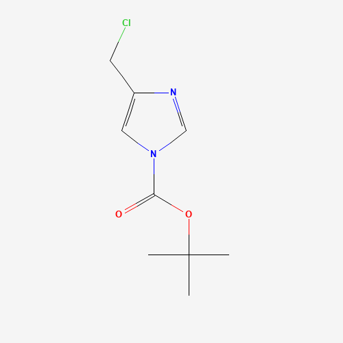 tert-Butyl 4-(chloromethyl)imidazole-1-carboxylate chemical structure tert-Butyl 4-(chloromethyl)imidazole-1-carboxylate (CAS: 500782-71-8) - Chemical Structure and Molecular Formula
