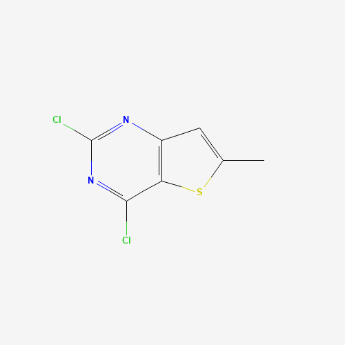 2,4-Dichloro-6-methyl-thieno[3,2-d]pyrimidine (CAS: 35265-82-8) - Chemical Structure and Molecular Formula 