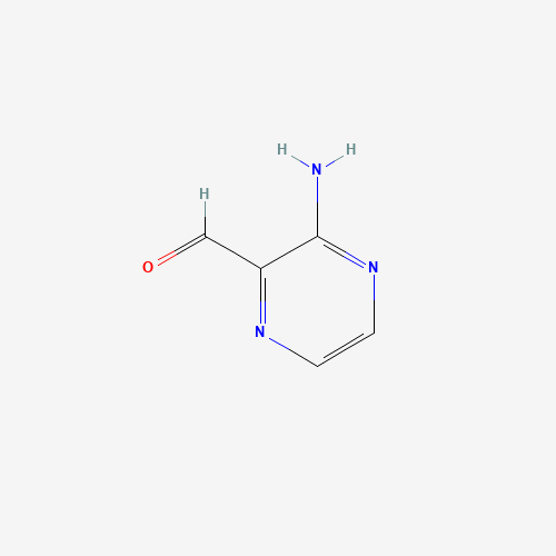 3-Amino-pyrazine-2-carbaldehyde (CAS: 32710-14-8) - Chemical Structure and Molecular Formula 