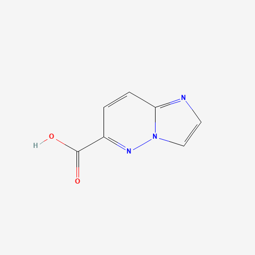 Imidazo[1,2-b]pyridazine-6-carboxylic acid (CAS: 769109-13-9) - Chemical Structure and Molecular Formula 