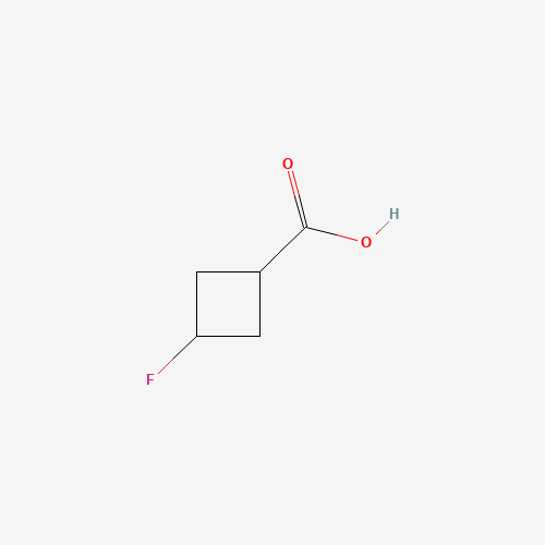 3-Fluoro-cyclobutanecarboxylic acid (CAS: 122665-96-7) - Chemical Structure and Molecular Formula 