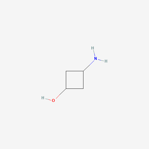 3-Aminocyclobutanol hydrochloride (CAS: 4640-44-2) - Chemical Structure and Molecular Formula 
