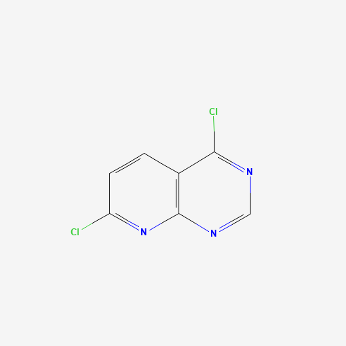 4,7-Dichloro-pyrido[2,3-d]pyrimidine (CAS: 552331-44-9) - Chemical Structure and Molecular Formula 