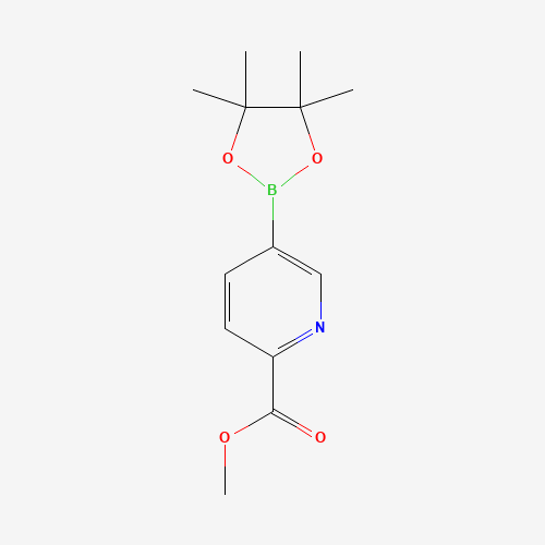 2-(Methylcarboxy)pyridine-5-boronic acid pinacol ester (CAS: 957065-99-5) - Chemical Structure and Molecular Formula 