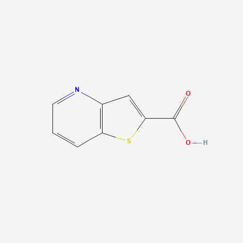 Thieno[3,2-b]pyridine-2-carboxylic acid (CAS: 347187-30-8) - Chemical Structure and Molecular Formula 