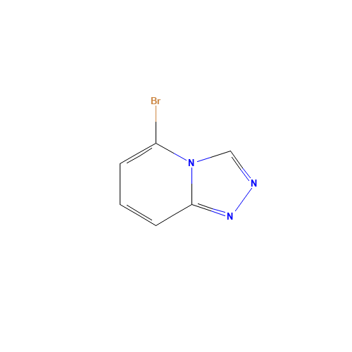 5-Bromo[1,2,4]triazolo[4,3-a]pyridine (CAS: 1172085-67-4) - Chemical Structure and Molecular Formula 