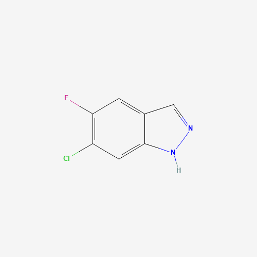 6-Chloro-5-fluoroindazole (CAS: 937047-36-4) - Chemical Structure and Molecular Formula 