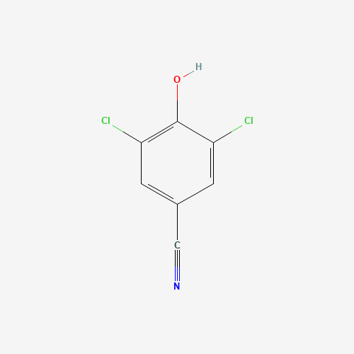 3,5-Dichloro-4-hydroxy-benzonitrile (CAS: 1891-95-8) - Chemical Structure and Molecular Formula 