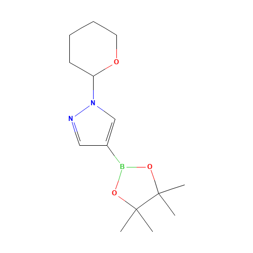 1-Tetrahydropyran-2-yl-4-(4,4,5,5-tetramethyl-1,3,2-dioxaborolan-2-yl)pyrazole (CAS: 1003846-21-6) - Related Chemical Product
