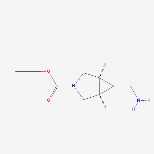 tert-Butyl (1R,5S)-6-(aminomethyl)-3-azabicyclo[3.1.0]-hexane-3-carboxylate (CAS: 893566-16-0) - Related Chemical Product