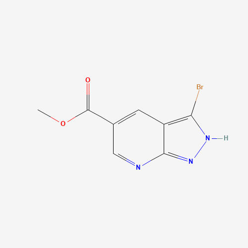 Methyl 3-bromo-1H-pyrazolo[3,4-b]pyridine-5-carboxylate (CAS: 1221288-27-2) - Related Chemical Product