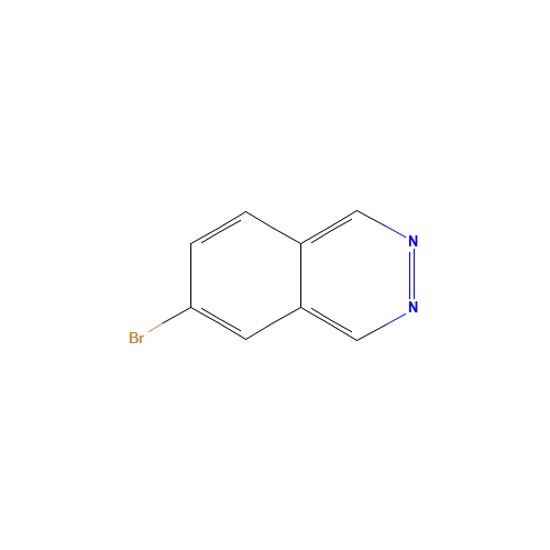 6-Bromophthalazine (CAS: 19064-74-5) - Chemical Structure and Molecular Formula 