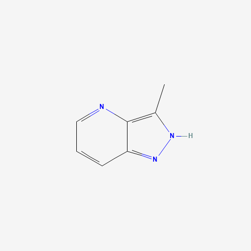 3-Methyl-1H-pyrazolo[4,3-b]pyridine (CAS: 194278-45-0) - Chemical Structure and Molecular Formula 