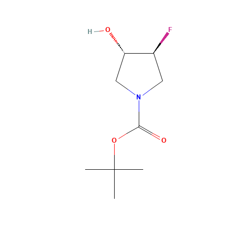 tert-Butyl (3R,4R)-3-Fluoro-4-hydroxypyrrolidine-1-carboxylate (CAS: 869481-93-6) - Related Chemical Product