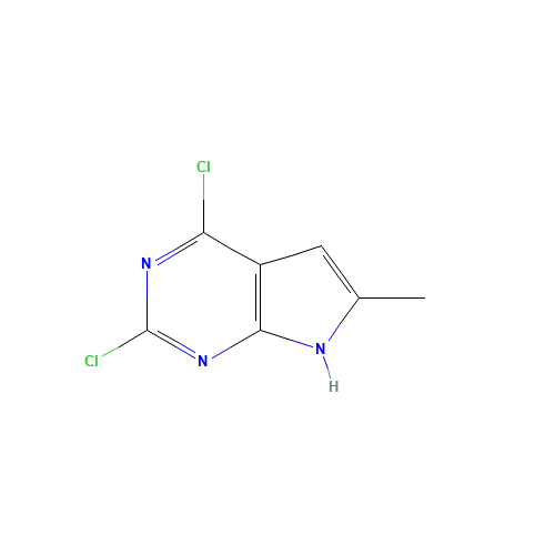 2,4-Dichloro-6-methyl-7H-pyrrolo[2,3-d]pyrimidine (CAS: 1192711-71-9) - Related Chemical Product
