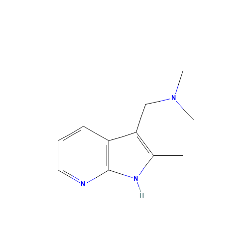 N,N-Dimethyl(2-methyl-1H-pyrrolo[2,3-b]pyridin-3-yl)methanamine (CAS: 7546-48-7) - Related Chemical Product