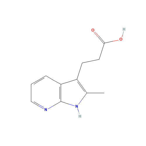 3-(2-Methyl-1H-pyrrolo[2,3-b]pyridin-3-yl)propanoic acid (CAS: 18502-18-6) - Related Chemical Product