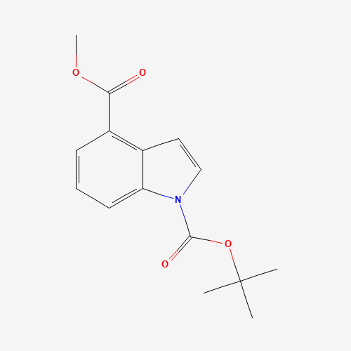 O1-tert-Butyl O4-methyl indole-1,4-dicarboxylate (CAS: 220499-11-6) - Related Chemical Product