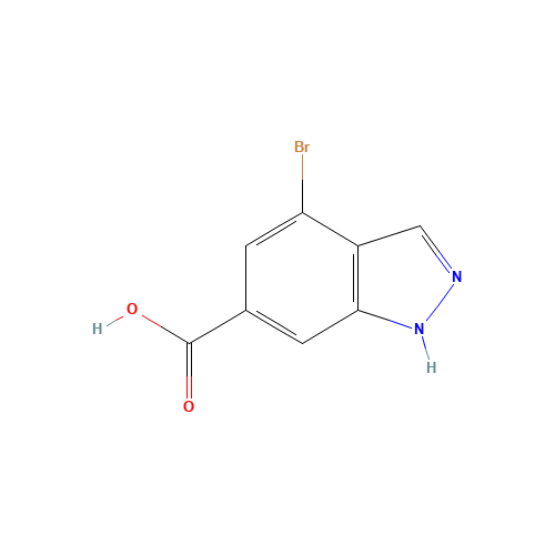 4-Bromo-6-(1H)-indazole carboxylic acid (CAS: 885523-43-3) - Related Chemical Product