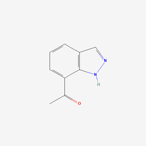 7-Acetyl-1H-indazole (CAS: 1159511-22-4) - Chemical Structure and Molecular Formula 