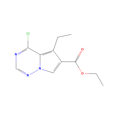 Ethyl 4-chloro-5-ethylpyrrolo[2,1-f][1,2,4]triazine-6-carboxylate (CAS: 310442-94-5) - Related Chemical Product