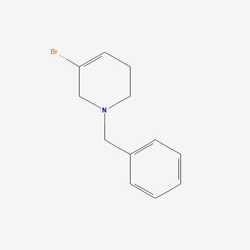 1-Benzyl-3-bromo-1,2,5,6-tetrahydropyridine (CAS: 1159982-62-3) - Chemical Structure and Molecular Formula 