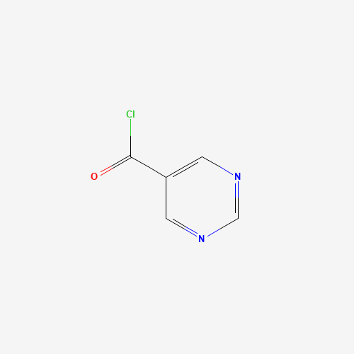 5-Pyrimidinecarbonyl chloride (CAS: 40929-48-4) - Chemical Structure and Molecular Formula 