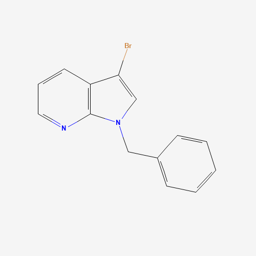 1-Benzyl-3-bromo-pyrrolo[2,3-b]pyridine (CAS: 281192-93-6) - Chemical Structure and Molecular Formula 