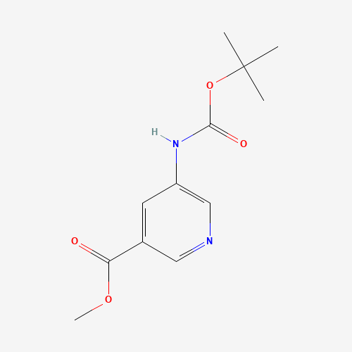 Methyl 5-(tert-butoxycarbonylamino)nicotinate (CAS: 168618-38-0) - Related Chemical Product