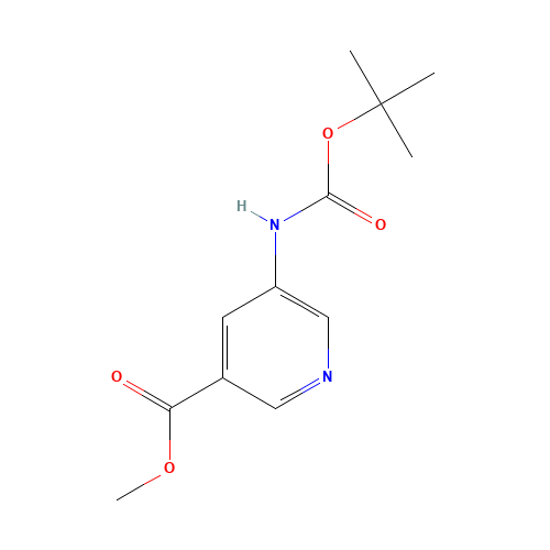 Methyl 5-(tert-butoxycarbonylamino)nicotinate (CAS: 168618-38-0) - Related Chemical Product
