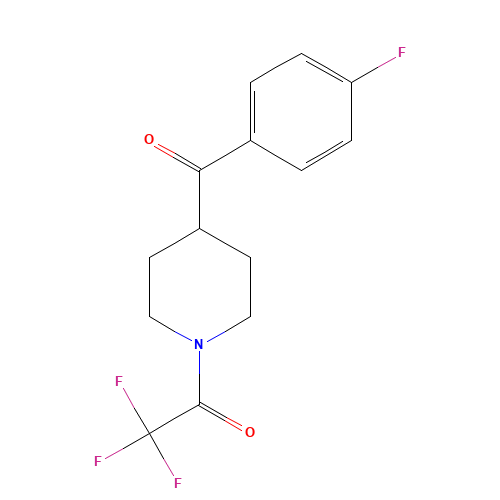 2,2,2-Trifluoro-1-(4-(4-fluorobenzoyl)-piperidin-1-yl)ethanone (CAS: 1159982-32-7) - Related Chemical Product