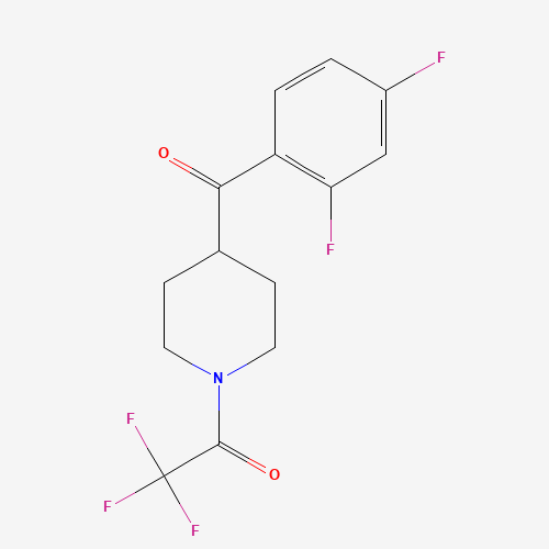 1-(4-(2,4-Difluorobenzoyl)piperidin-1-yl)-2,2,2-trifluoroethanone (CAS: 1198287-09-0) - Related Chemical Product