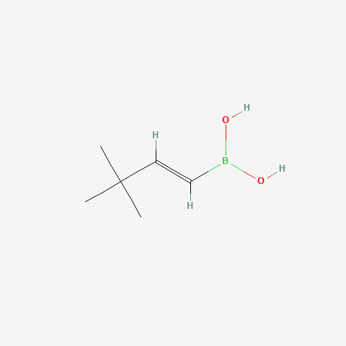3,3-Dimethyl-1-butenylboronic acid (CAS: 86595-37-1) - Chemical Structure and Molecular Formula 