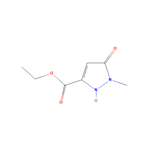 Ethyl 5-hydroxy-1-methyl-1H-pyrazole-3-carboxylate (CAS: 51986-17-5) - Chemical Structure and Molecular Formula 