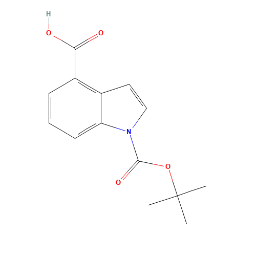 1-tert-Butoxycarbonylindole-4-carboxylic acid (CAS: 848444-79-1) - Related Chemical Product