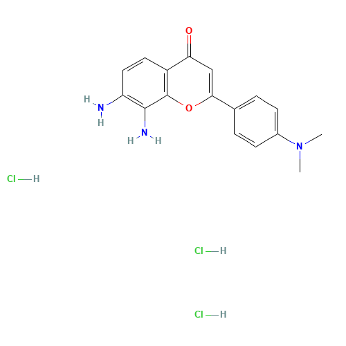 7,8-Diamino-2-(4-(dimethylamino)phenyl)-4H-chromen-4-one trihydrochloride (CAS: 1258638-65-1) - Related Chemical Product