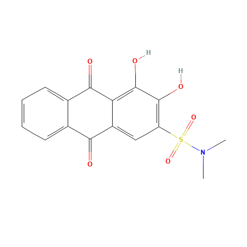 3,4-Dihydroxy-N,N-dimethyl-9,10-dioxo-9,10-dihydroanthracene-2-sulfonamide (CAS: 1313738-84-9) - Related Chemical Product
