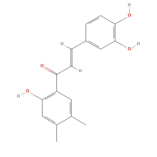 (E)-3-(3,4-Dihydroxyphenyl)-1-(2-hydroxy-4,5-dimethylphenyl)prop-2-en-1-one (CAS: 1313738-88-3) - Related Chemical Product