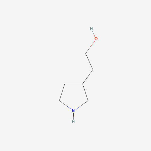 3-Pyrrolidineethanol (CAS: 931-44-2) - Chemical Structure and Molecular Formula 