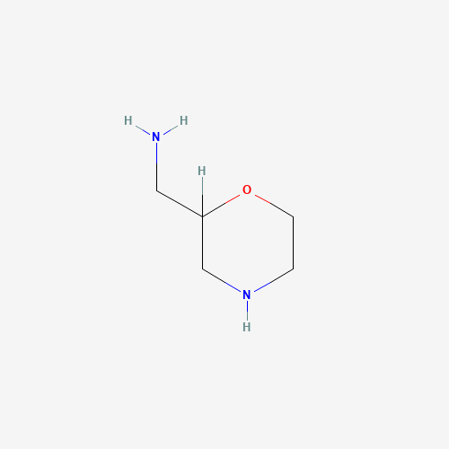 2-Morpholinemethanamine (CAS: 116143-27-2) - Chemical Structure and Molecular Formula 
