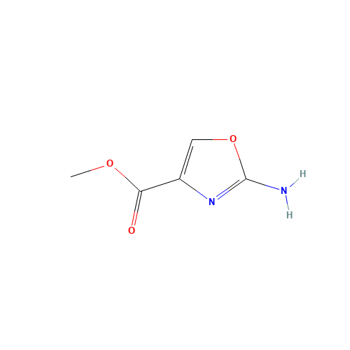 Methyl 2-aminooxazole-4-carboxylate (CAS: 1000576-38-4) - Chemical Structure and Molecular Formula 