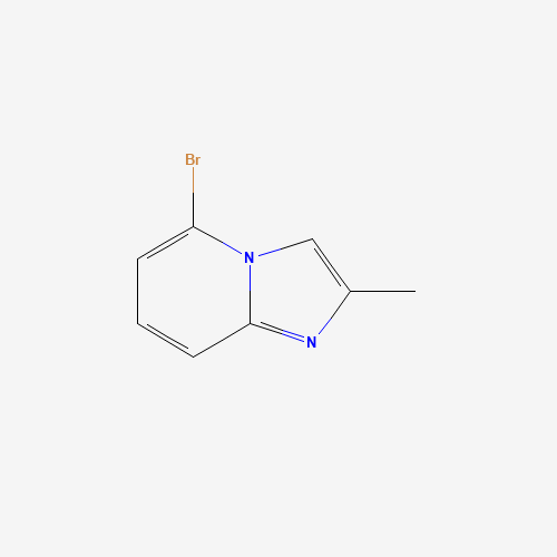 5-Bromo-2-methylimidazo[1,2-a]pyridine (CAS: 74420-51-2) - Chemical Structure and Molecular Formula 