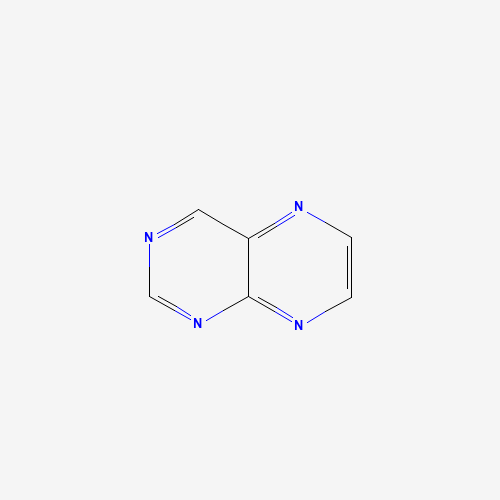 Pteridine (CAS: 91-18-9) - Chemical Structure and Molecular Formula 
